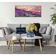 thumbnail image 5 of Kate and Laurel Sylvie Brush Strokes 90 Framed Canvas Wall Art by Jessi Raulet of Ettavee, 18 x 40, Gold, Vibrant Abstract Art Print for Wall, 5 of 6