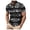 Black, variant on Mens Polo Shirts African Traditional Pattern Print Casual Short Sleeve Printed Dashiki Men'S Clothing