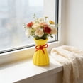 thumbnail image 4 of Unique Faux Weave Decorative Vase Modern Plastic Floral Vase For Home Wedding Table Centerpiece Shelf Display Minimalist Decorative Accent For Living Room Bedroom Office Stylish Gift, 4 of 6