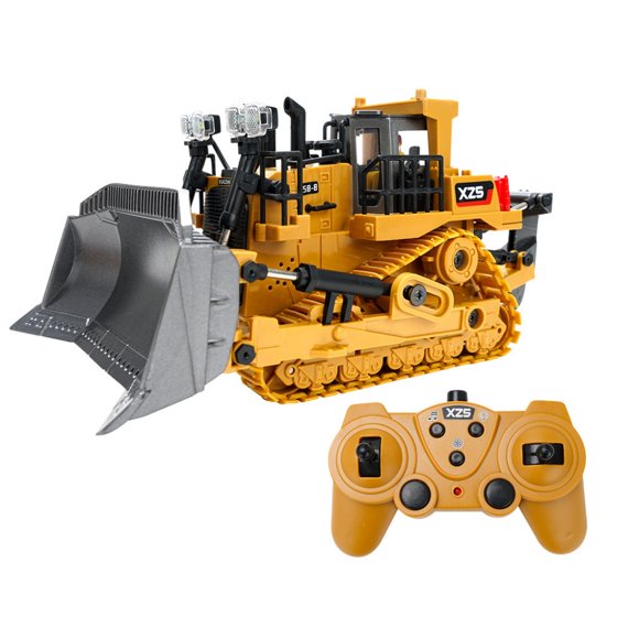 2.4Ghz RC 1:24 Rechargable Toy Car,9 Channel RC Construction Vehicles Toy,Remote Control Toy Car for 7+ Year Old Boys Girls ,Best Birthday Gifts for Kids
