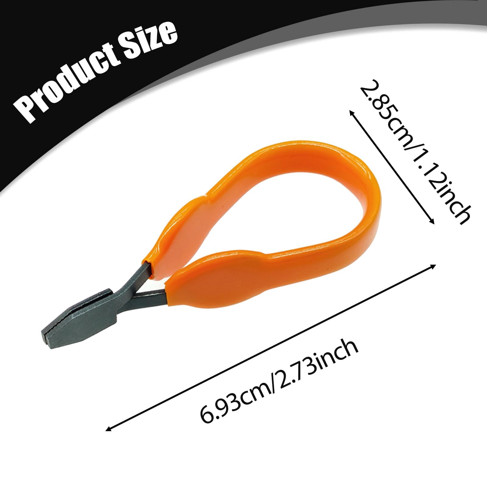 Axioma Fly Tying Hackle Pliers Feather Clip Metal Outdoor Ergonomic Gripping Practical Fly Fishing Tying Accessory Lure Making Clamp