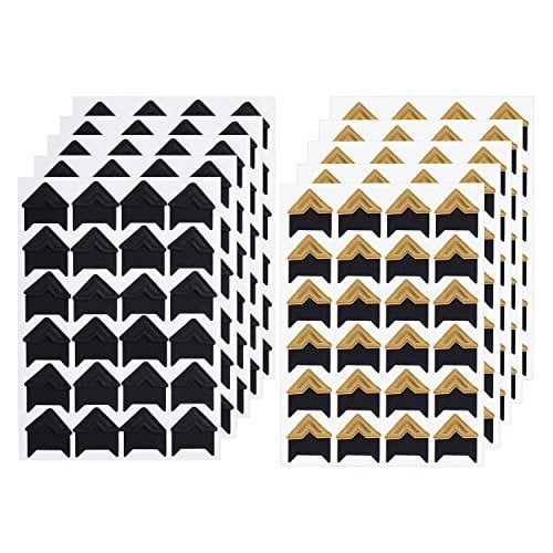 sumind 10 sheets photo corners self adhesive photo mounting sticker
