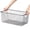 Black, variant on 16inch Freezer Wire Storage Organizer Baskets, Household Refrigerator Bins with Built-in Handles for Cabinet, Pantry, Closet, Bedroom