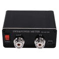thumbnail image 2 of 120W SWR Digital Power Standing Wave Meter 1.8-54MHz Shortwave Meter FM AM SSB Modes Power Meter Adjustable,1 x SWR and Power Meter, 2 of 8
