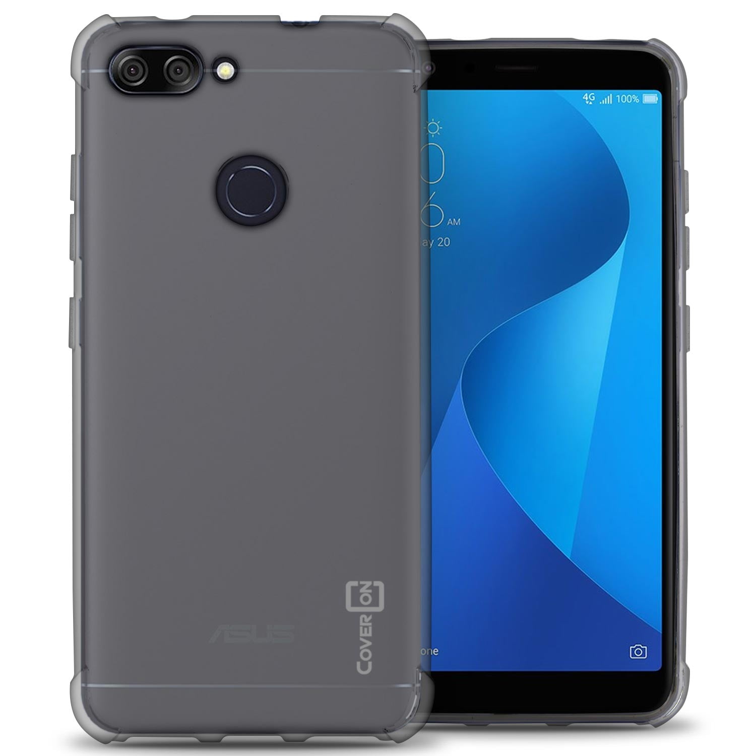 CoverON Asus ZenFone Max Plus (M1) ZB570TL Case, FlexGuard Series Soft Flexible Slim Fit TPU Phone Cover CoverON Asus ZenFone Max Plus (M1) ZB570TL Case, FlexGuard Series Soft Flexible Slim Fit TPU Phone Cover