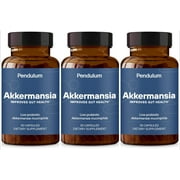 Pendulum Akkermansia Probiotic with Prebiotic Fiber - Increases GLP-1 Production, Delayed Release, Third-Party Tested, 100M AFU Live Strain for Gut Health for Men & Women (30 Capsules, 1-Pack)
