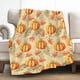thumbnail image 5 of Manta de tiro, manta de tiro para sofá, manta de calabaza de Halloween y Acción de Gracias, manta de lana de franela ligera y cálida, cómoda y suave tanto para hombres como para mujeres, manta refresc, 5 of 6