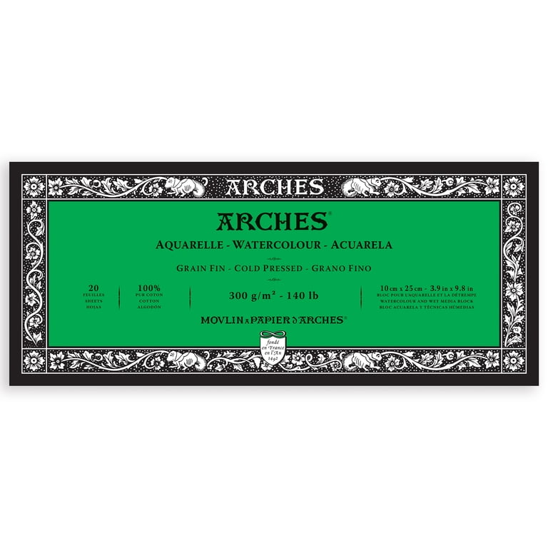 Arches Aquarelle Watercolor Paper Block, Cold Press photo 2