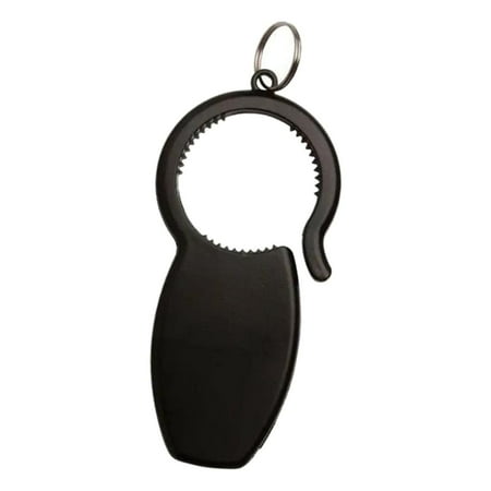 

Bottle Opener Multi Function Upgrade Easy Storage Wall Mounted Slip Black