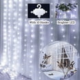 thumbnail image 2 of KEINXS 300 LED Pink Curtain String Lights  Twinkle Fairy Lights for Bedroom with 8 Lighting Modes  USB Christmas Lights for Party Home Bedroom Indoor Wall Room Decor (9.8*9.8ft Pink), 2 of 5