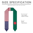 thumbnail image 5 of Bangladesh & USA United States Flag Shawl Sash Stole Graduation Shawls Wraps Scraf For International Study, 5 of 5