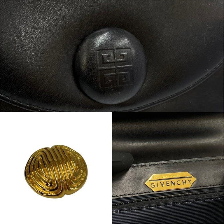 Pre-Owned GIVENCHY Givenchy 4G logo metal fittings leather genuine 