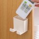 thumbnail image 5 of Cateissary Soporte de mando a distancia para colgar en la pared, estante para el hogar, caja de almacenamiento de carga sin agujeros Almacenamiento y organización del hogar Beige Cateissary HA000517-02B, 5 of 6
