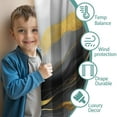 thumbnail image 3 of Blackout Kids Curtains,Black White and Gold Marble Childrens Insulated Curtains Set Of 2,Bedroom Essentials,Toddler Room Decor 42x84in(106x213cm), 3 of 4