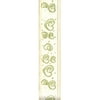 Offray 1.5" Wired Ivory Swirl-Heart Ribbon, 9 Ft.