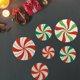 thumbnail image 3 of Paquete de 12 pegatinas de menta para suelo para decoración de fiesta de dulces de Navidad Ormromra HMYH589, 3 of 4