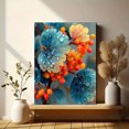 thumbnail image 6 of Vibrant Sunset Tulip Field Canvas Art, Colorful Botanical Flower Print, Modern Fresh Living Room Wall Decor, 6 of 8