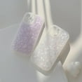 thumbnail image 3 of Sparkling Pearl Dream Shell Pattern Soft  for iPhone Case (White,iPhone 14), 3 of 7