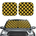thumbnail image 2 of Zufioo cute duck Print Folding Car Windshield Sun Visor, Anti-ultraviolet Sun Visor, Suitable for Trucks, Vans Car Accessories-Medium, 2 of 6