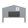 thumbnail image 4 of Headboard Storage Cabinet for Full-Size Montessori Floor Bed, Grey, 4 of 8