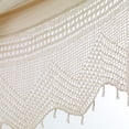 thumbnail image 4 of Fab Habitat Camping Lightweight Crochet Cotton Hammock - Monterey - Natural - Handcrafted, 2 Person 400 lbs Capacity, Durable - Balcony, Patio, Backpacking, Travel, Hiking - 13 ft, 4 of 5