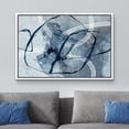 thumbnail image 2 of wall26 Framed Canvas Print Wall Art Blue White Graffiti Paint Stroke collage Abstract Shapes Illustrations Modern Art Decorative Bohemian Multicolor for Living Room, Bedroom, Office - 24"x36&quo, 2 of 5