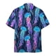 thumbnail image 4 of Camisas de moda de verano con medusas para hombre, camisas hawaianas con estampado 3D, cómodas, informales, con botones, camisas de playa de manga corta de gran tamaño, 4 of 5