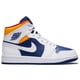 thumbnail image 1 of Tenis Nike Air Jordan 1 Mid White Deep Blue Royal Hombre Basquetbol blanco 29 Nike 554724131, 1 of 5