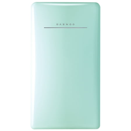 Daewoo 4.4 Cu Ft Retro Mini Fridge FR-044RCNM, Mint Green