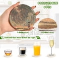 thumbnail image 3 of Girl Sky Firework 6 Pcs Drink Coasters with Holder Absorbent Coasters Woven Coasters for Drinks Table Desk Protection Home Decor, 3 of 7