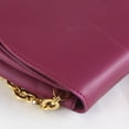 thumbnail image 6 of Pre-Owned Salvatore Ferragamo Gancini Chain Shoulder Bag in Purple Leather for Women (Fair), 6 of 13