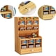 thumbnail image 3 of Organizador de escritorio de madera con cajón para la escuela de la oficina en el hogar brillar Electrónica, 3 of 3