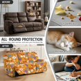 thumbnail image 5 of Xoenoiee Colorful Daisy Flower Pattern Recliner Sofa Covers Stretch Reclining Couch Covers 3 Seat Cushion Slipcovers with Soft Fabric, Furniture Protector for Pet Kid, 5 of 7