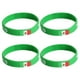 thumbnail image 2 of KAKOWELY 4 pulseras de silicona con la bandera de México, pulseras de goma para fútbol, pulseras con la bandera nacional verde, artículos de recuerdo para fiestas deportivas para mujeres y hombres., 2 of 4