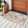 thumbnail image 4 of Brown Coastal Front Door Rugs 2x3 ft Nautical Starfish Octopus Coral Summer Small Rug for Entryway Non Slip Washable Bathroom Door Mat Absorbent Floor Mat for Indoor Entrance, 4 of 9