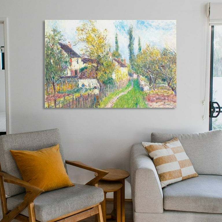 Alfred Sisley Print Painting (91) Canvas Art Poster and Wall Art