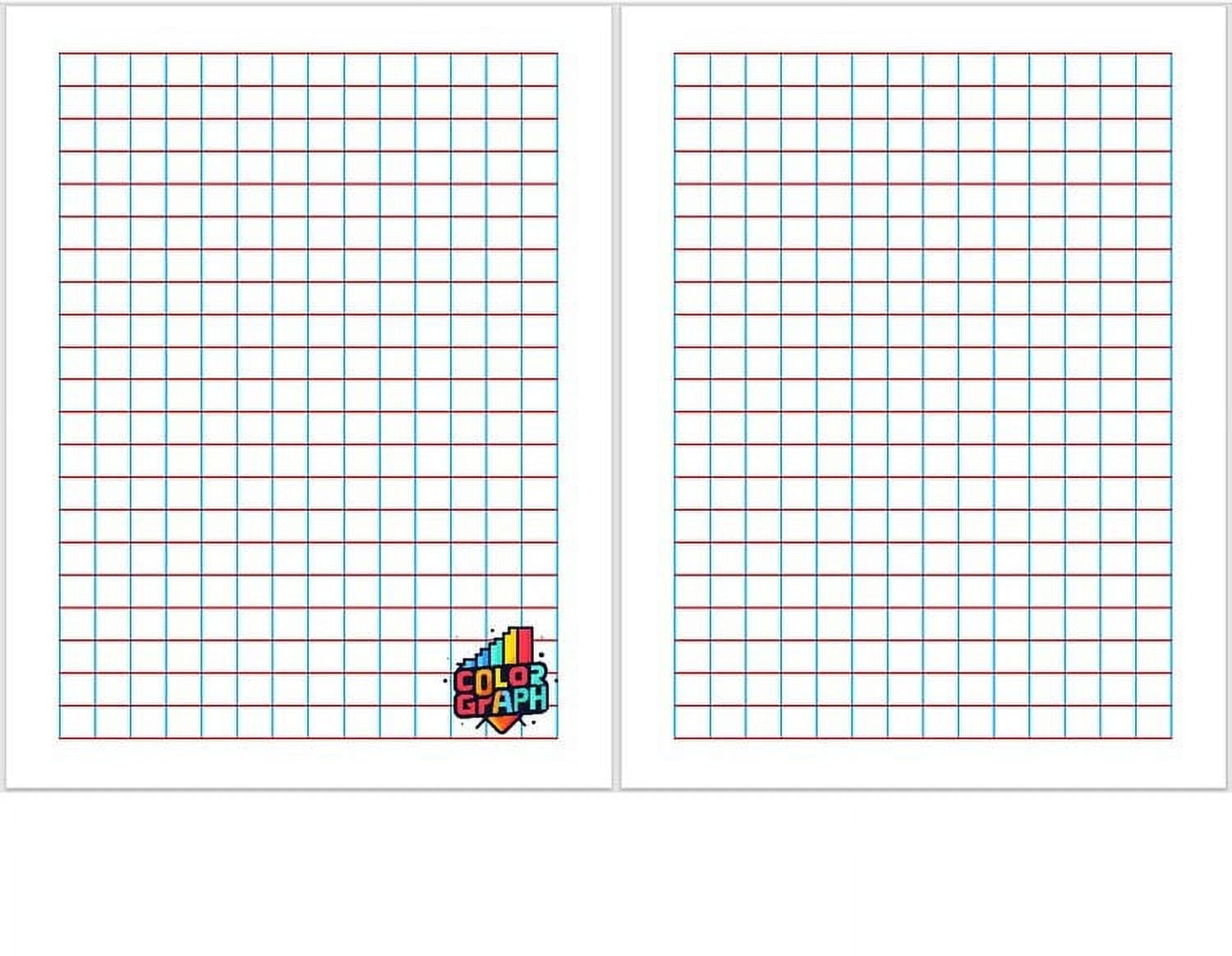Ferraycle 300 Sheets Graph Paper Pads 8.5 x 11 Inches Double Sided Ferraycle 300 Sheets Graph Paper Pads 8.5 x 11 Inches Double Sided