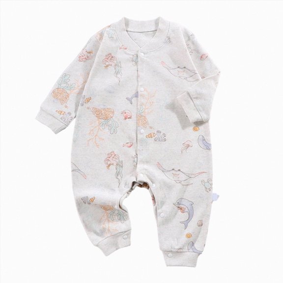 CAUYDY Baby Romper for Boys Infant Fall Winter Sleepers 0 3 6 9 12 18 24 Months Preemie Long Sleeved Pajamas for Girls Newborn Soft Clothes Sizes 0-3 Months,Purple
