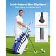 thumbnail image 4 of VEVOR Golf Cart Bag, 7 Way Top Divider Organizer, Club Stand Bag with Full-length Divider, Handles, Dual Support Legs, Storage Pockets, Dual Shoulder Straps, Rain Hood, Lightweight for Men and Women, 4 of 9