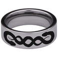 thumbnail image 4 of Snake Loop Tungsten Carbide Ring, 4 of 6
