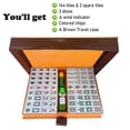 thumbnail image 4 of Juego de mahjong LANYOTA Chinese Mahjong con funda de viaje, 4 of 7