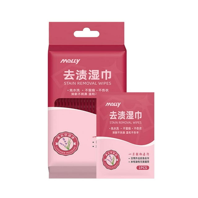 Lingettes Détachantes pour Vêtements Portables d'Urgence Sans Eau H3G3