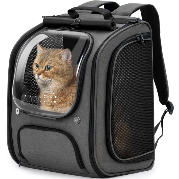 Mochila para gatos Pecute Large Space Bubble Gray