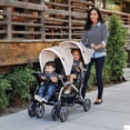 thumbnail image 5 of Baby Trend Sit N' Stand Easy Fold Travel Toddler  Baby Double Stroller, Khaki, 5 of 11