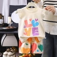 thumbnail image 2 of Toddler Baby Girl Clothes Baby Girl 2PCS Outfits 6M 9M 18M 24M 1T 2T 3T 4T 5T 6T Summer Outfits Baby Kids Short Sleeve T-Shirt Tops & Shorts Sets, 2 of 4