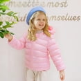 thumbnail image 3 of Baby Boys Girls Winter Coats Toddler Bear Hoods Down Jacket Infant Kids Light Puffer Padded Outwear, 3 of 11