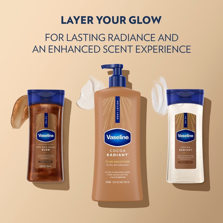 Vaseline Intensive Care Body Lotion for Dry Skin Cocoa Radiant