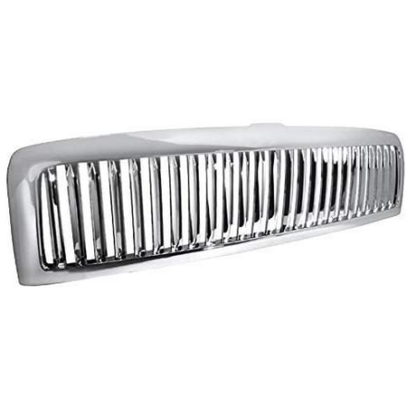 Spec-D Tuning Dodge Ram 1500 2500 3500 1994 1995 1996 1997 1998 1999 2000 2001 Vertical Grille - Chrome