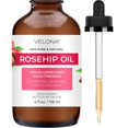 thumbnail image 1 of aceite de rosa mosqueta velona - 4 fl oz | Aceite portador puro y natural | Sin refinar, prensado en frío, sin hexano | Hidratante Rostro Cabello Cuerpo Cuidado De La Piel Estrías Cicatrices, 1 of 5