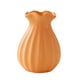 thumbnail image 2 of Naranja Mate de Cerámica de Loto en Forma de Florero, Florero Hidropónico para Decoración de Salas de Estar, 2 of 6